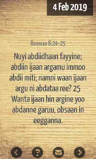 Oromo  Bible Verse 4