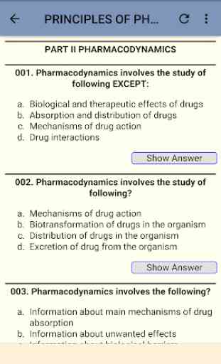Pharmacology MCQs & Mnemonics 2
