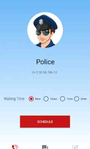 Police call : fake call from police 1