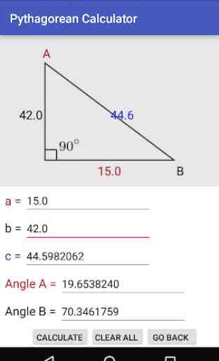 Pythagorean Calculator 4