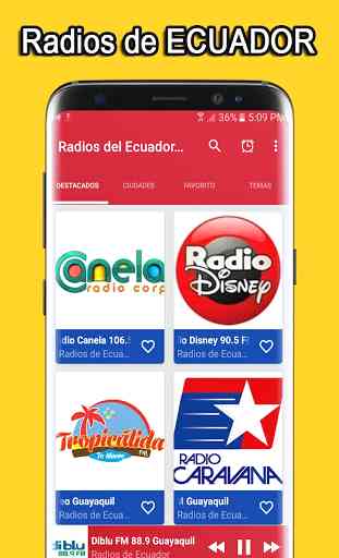 Radios del Ecuador en Vivo - Radio Ecuador Free 1