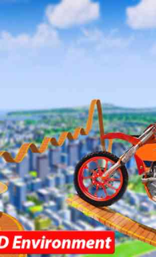 Ramp Bike - Impossible Bike Racing & Stunt Games 3