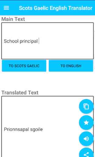 Scots Gaelic English Translator 1