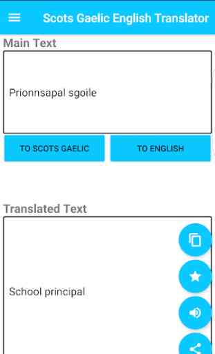Scots Gaelic English Translator 3
