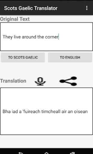 Scots Gaelic Translator 2