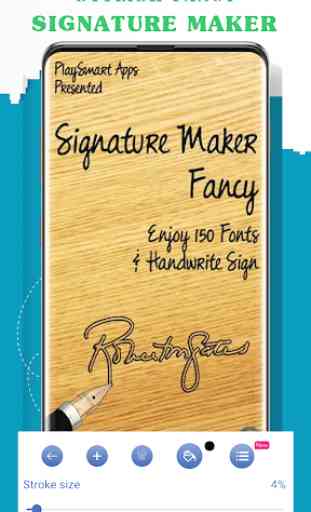 Signature maker, signature photo, watermark photo 1