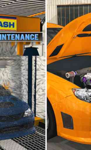 Smart Car Wash Service: Gas Station Car Paint Shop 1