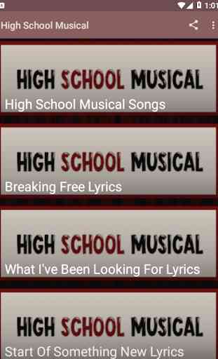 Songs & Lyrics High School Musical New 2