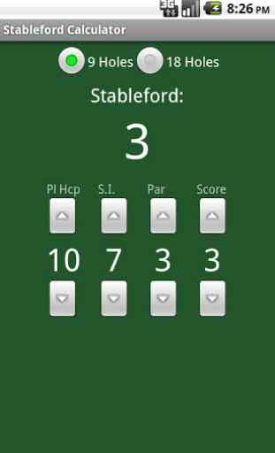 Stableford Calculator (UK) 1
