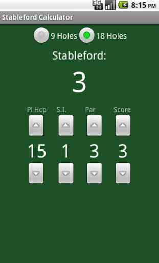 Stableford Calculator (UK) 2