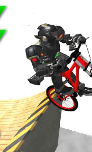 superhero BMX bicycle stunts track 2