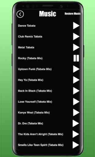 Tabata Songs App- Tabata Workout Music & Timer 2
