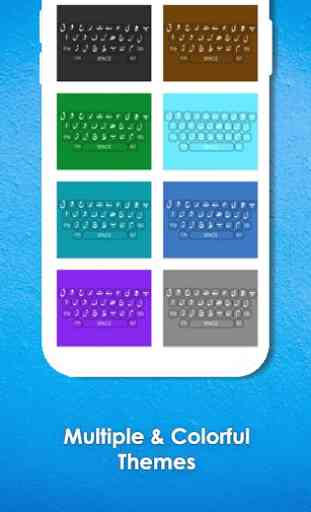 Urdu English Keyboard Color Background & Emoji 4