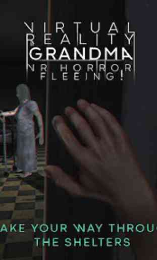 Virtual Reality Grandma VR Horror Fleeing! 3