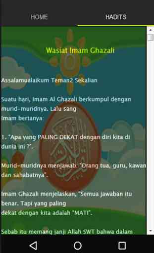 Wasiat Imam Al Ghazali 2