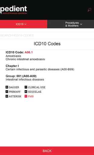 xpedient ICD10 code search 4