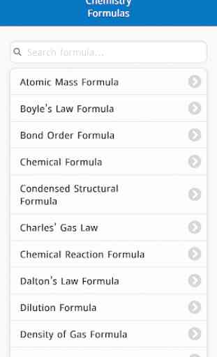 All Chemistry Formula App 1