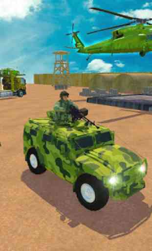 Army Car Transporter 2019 : Airplane Pilot Games 2