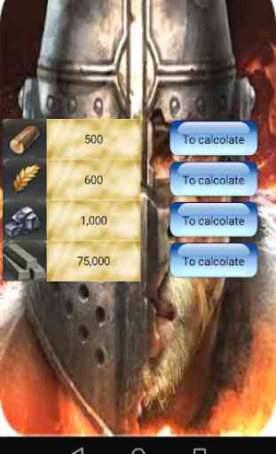 Calculator for King of Avalon 3