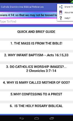 Catholic Doctrine And Bible References 1