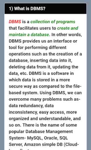 DBMS interview questions 2