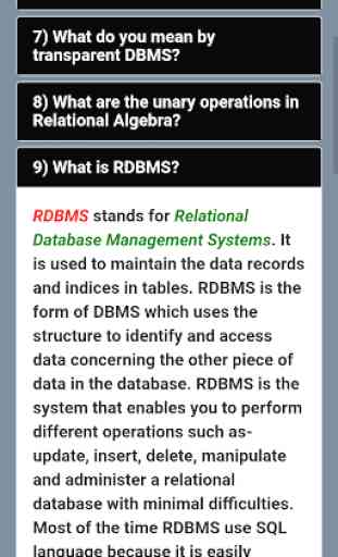 DBMS interview questions 3