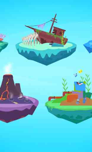 Dinosaur Submarine - Submarine simulator games 3