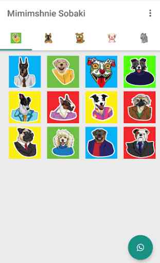 Dogs stickers WAStickerApps 1