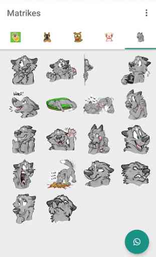 Dogs stickers WAStickerApps 3