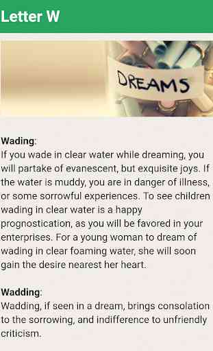 Dreams and their meanings 4