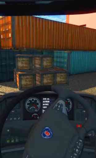 Driving Scania Truck Simulator 19 2