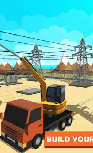 Electrical Grid Station Construction: Building Sim 3