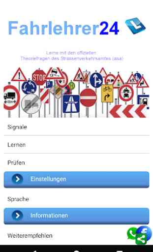 Fahrlehrer24 - Verkehrszeichen Schweiz 1