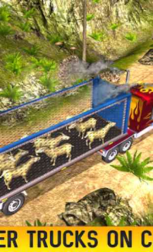 Farm Animal Transport Truck Driving Games: Offroad 3