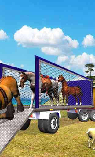 Farm Animal Transport Truck Driving Games: Offroad 4