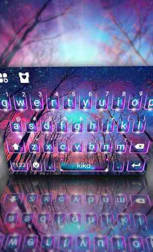 Galaxy Wallpaper Keyboard Theme 2