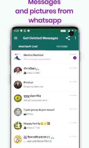 Get/Recover Whats Deleted Messages 1