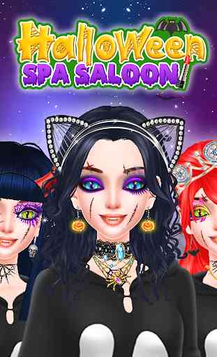 Halloween Makeup Salon : Dressup Games For Girls 1