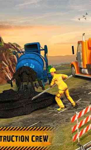 Hill Road Construction Games: Dumper Truck Driving 1