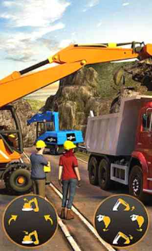 Hill Road Construction Games: Dumper Truck Driving 2