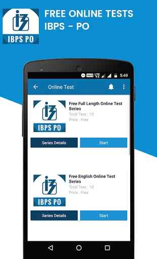 IBPS PO Banking Exam - Free Online Mock Tests 3