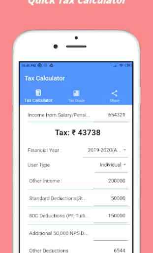 Income Tax Calculator 2017, 2018, 2019, 2020 India 1