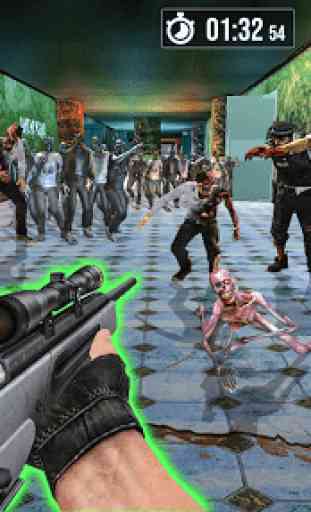 Into The Zombie Dead Land: Zombie Shooting Games 4
