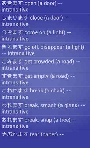 Japanese Vocabulary 4