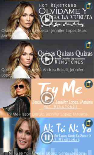 Jennifer Lopez - Hot Ringtones 3