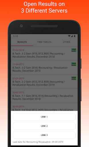 JNTUH Notifications, Results, Time Tables 2