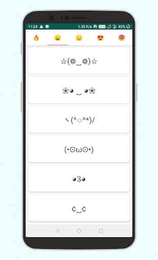 Kaomoji - Cute Text Faces, Japanese Emoticons :') 4