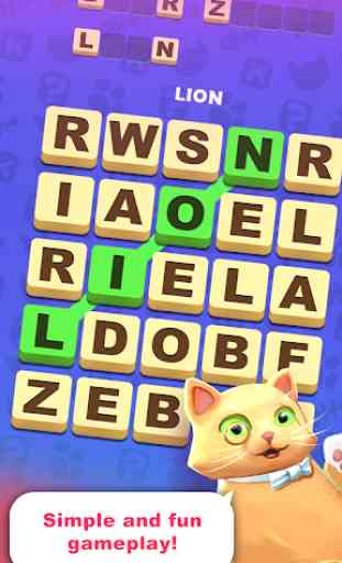 Kitty Scramble: Word Finding Game 2
