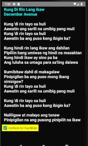 Kung Di Rin Lang Ikaw Lyrics 2