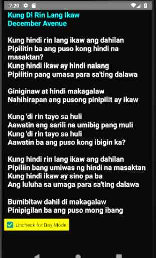 Kung Di Rin Lang Ikaw Lyrics 3